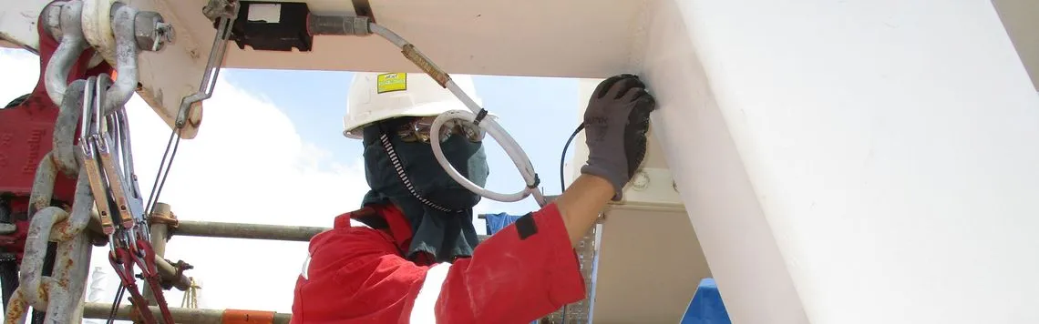 Corrosion inspection carried out on site