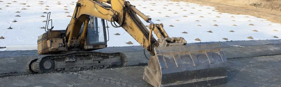 Engineered earthworks under construction quality assurance supervision